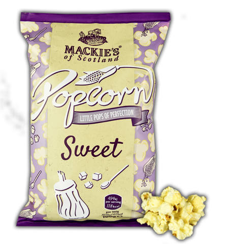 Mackie's Sweet Popcorn 100g RRP 1 CLEARANCE XL 59p or 2 for 1